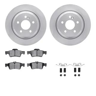 R1 Concepts WFWH1-63120 E- Line Series Brake Rotor W/ Ceramic Brake Pads & Hdw